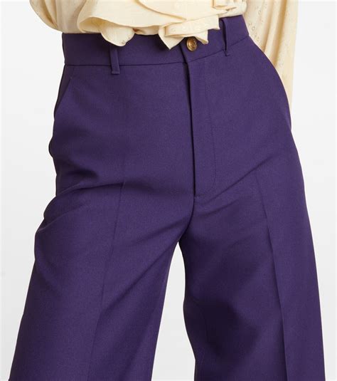 gucci girl shorts|gucci wide leg pants.